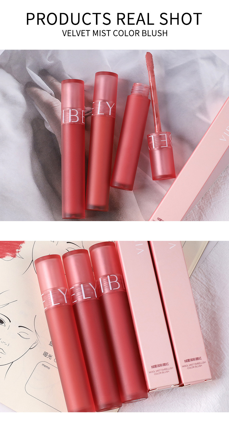 VIBELY Nude Natural Hydrating Liquid Blush Cross-border Single Color Slightly tipsy Long-lasting Color Liquid Blush Eyeshadow undefined