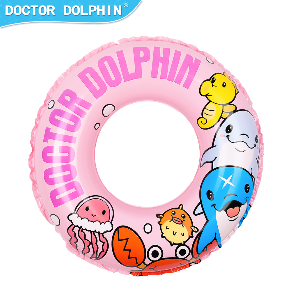 Doctor Dolphin | Anillo de natación inflable para niños PVC engrosado anillo de natación redondo