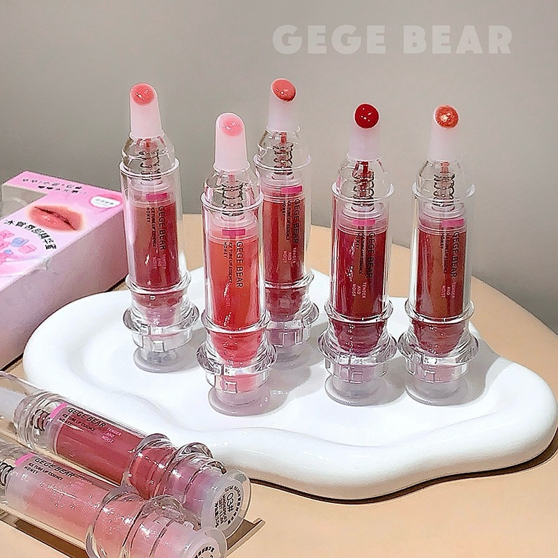Gege Bear冰管唇部精华蜜夏季滋润水嫩保湿唇釉可爱彩妆