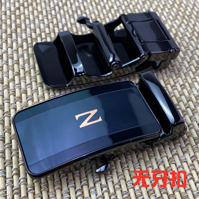 Los hombres sin dientes hebilla automática cinturón hebilla pantalones cabeza agujero-libre desdentado aleación cinturón cabeza llave sin dientes hebilla Nuevo