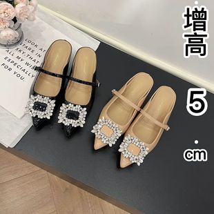 ����5cmˮ荷��ۼ��^����ЬŮ2025�ļ��¿ʽһ�֎�ƽ�װ���Ь