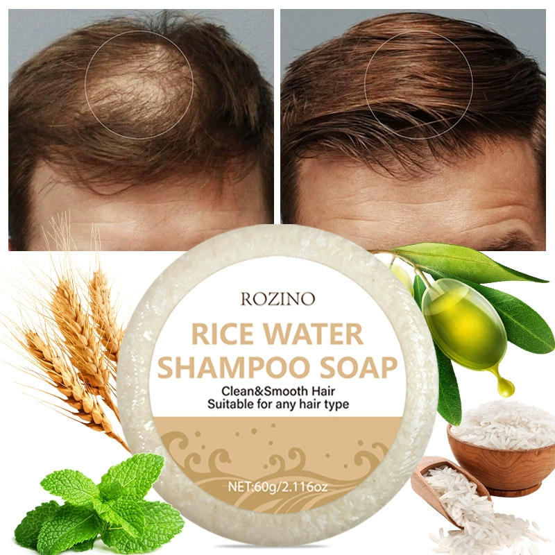 Трансграничный экспорт рисового шампуня-мыла 60 г, стойкий аромат, удаление клещей и контроль жирности, оригинальное шампуневое мыло от фабрики
