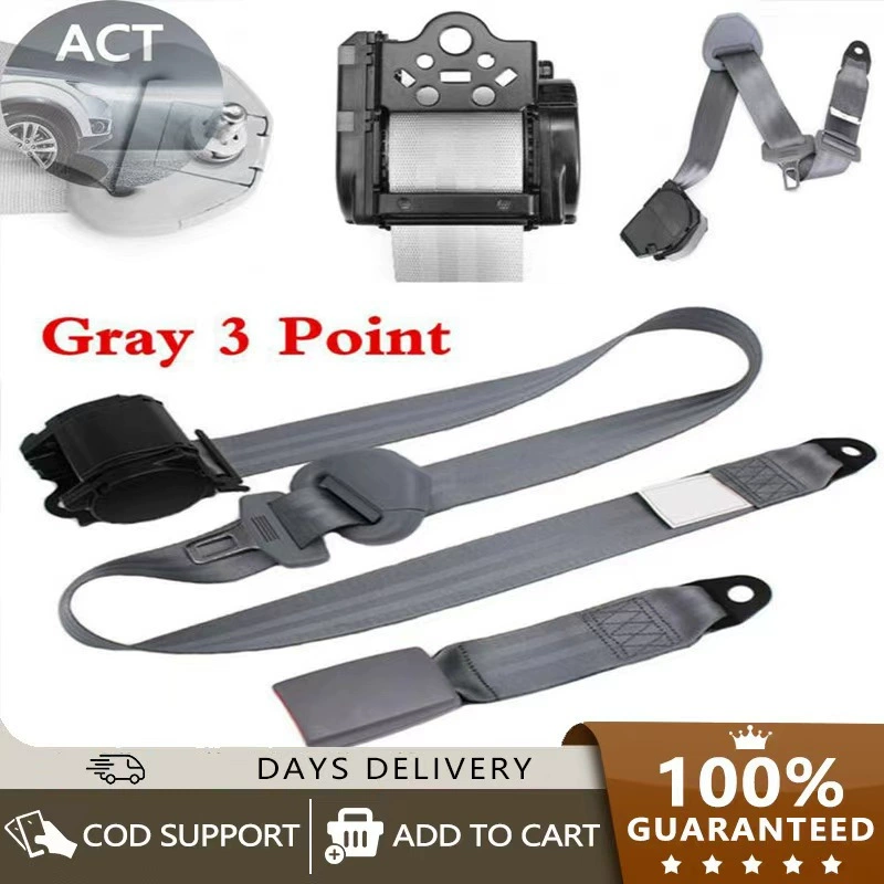 Трансграничный полностью автоматический трехточечный ремень безопасности для автомобиля, выдвижной ремень безопасности водителя, трехточечный тип с креплением на базе.