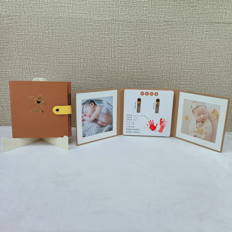 Newborn Baby Baby Fetal Hair Nail Collection Preservation Commemorative Album Photo Frame Table Set Making Creative Art Ornaments Newborn Baby Baby Fetal Hair Nail Collection Preservation Commemorative Album Photo Frame Table Set Making Creative Art Ornaments