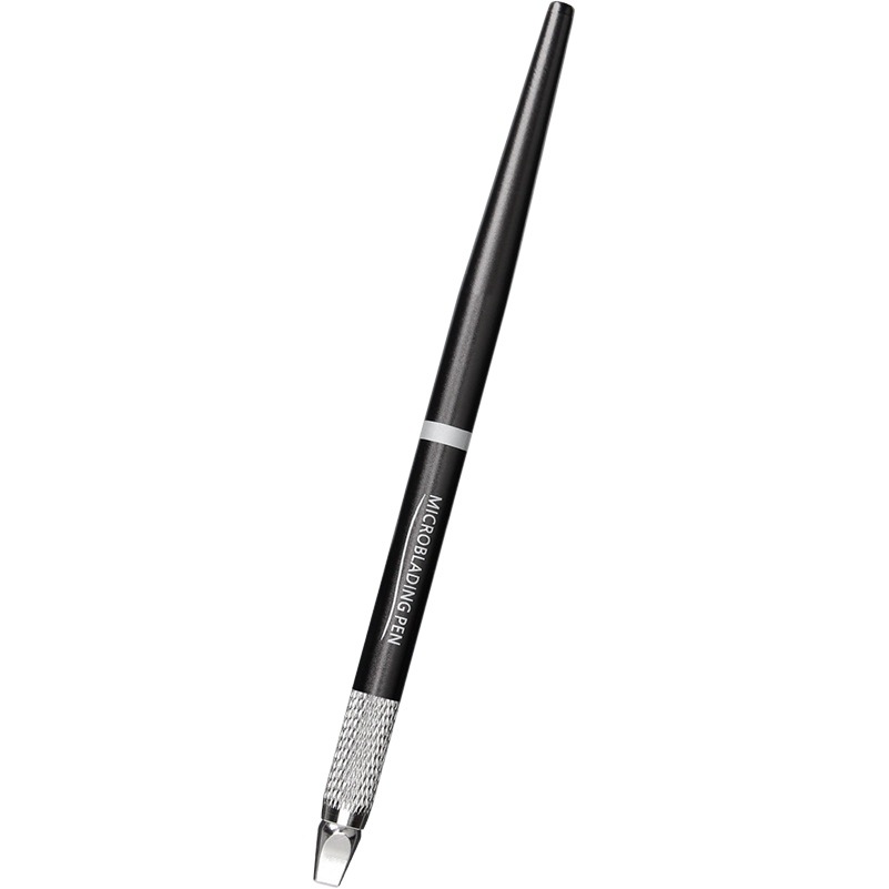 Eyebrow tattoo embroidery pen one-word manual pen semi-long-lasting tattoo fog eyebrow embroidery eyebrow bleaching lip line pin high-end Micro Blade pen