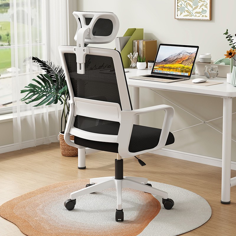 Silla de computadora silla giratoria silla ergonómica para el hogar silla de oficina estudio estudio silla de juegos de deportes electrónicos marco negro red negra