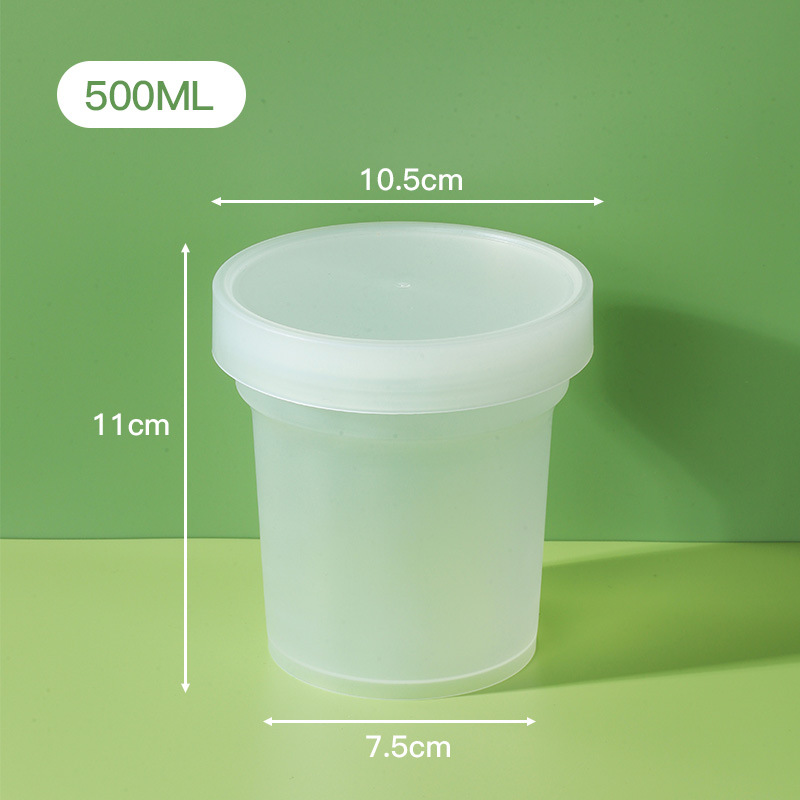 Taza de hierba, pudín de pera asada, yogur helado, postre resistente al calor y resistente al frío, taza de embalaje, caja de embalaje de frutas, barril