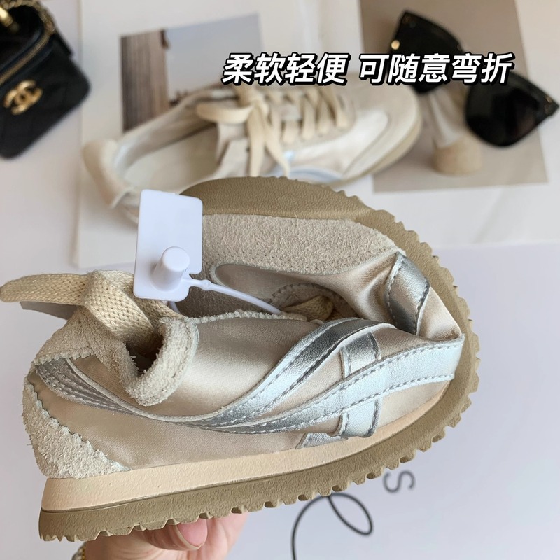 软糯~洋气撞色牛反绒复古德训鞋舒适轻便时髦阿甘运动鞋夏G072403|undefined