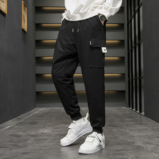 Cross-border 2024 New Winter Outdoor Pants Men's Plus Size Thickened Loose Casual Down Pants White Duck Down Pants