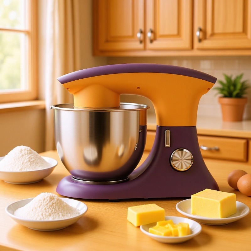 Foreign Trade Cross-Border 6L Food Mixer Kneading Machine Electric Egg Beater Chef Machine and Dough Mixer Factory Oem Customization