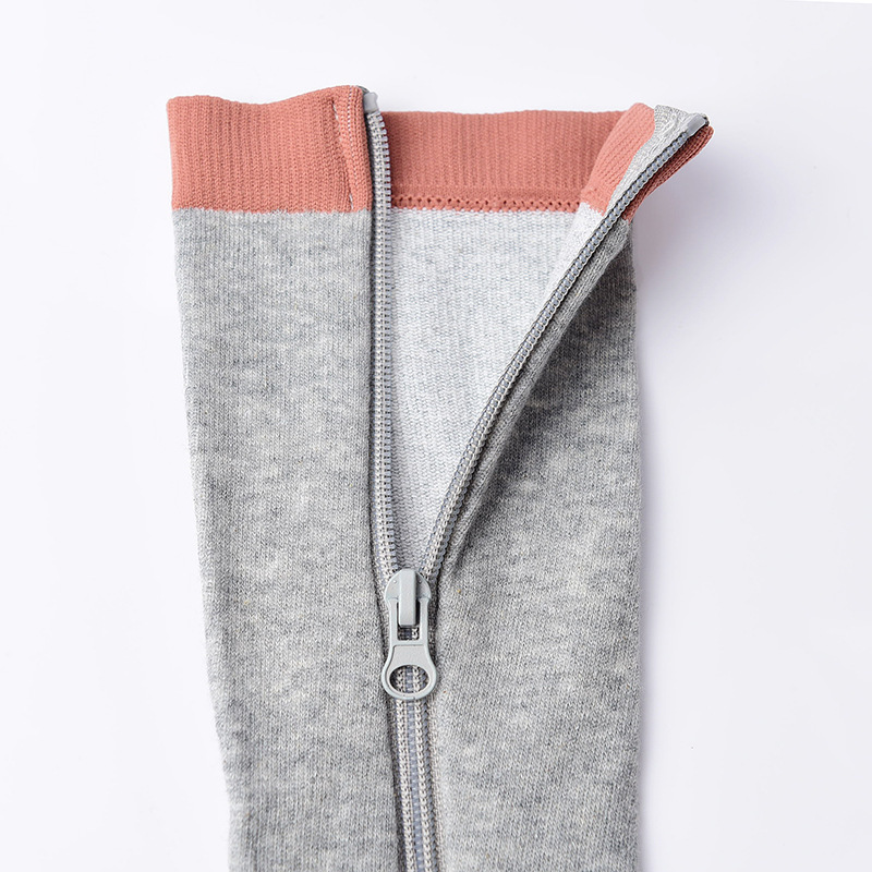 Factory Direct Sales Factory Direct Supply Zip Sox Compression Socks Skin Color Zipper Pressure Socks Leakage