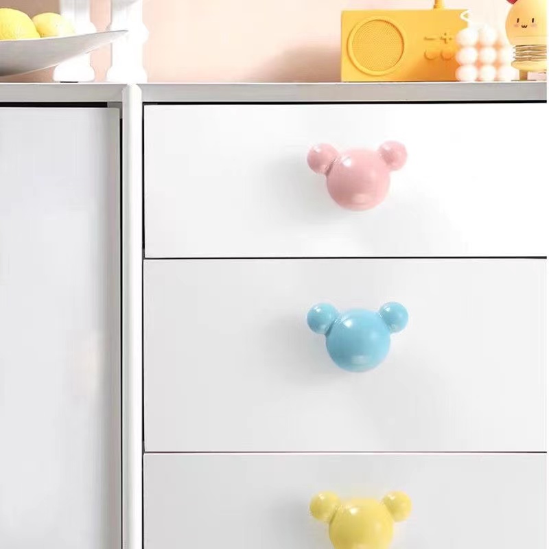 Creative cartoon children's room wardrobe handle colorful cute…