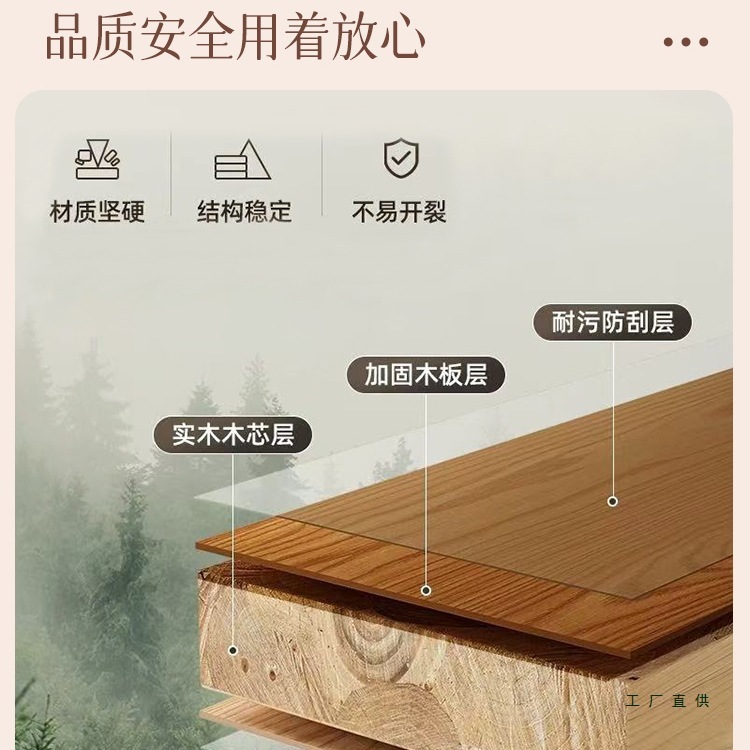 中古风实木书柜书架落地置物架客厅家用收纳柜子储物格子柜展示柜|undefined