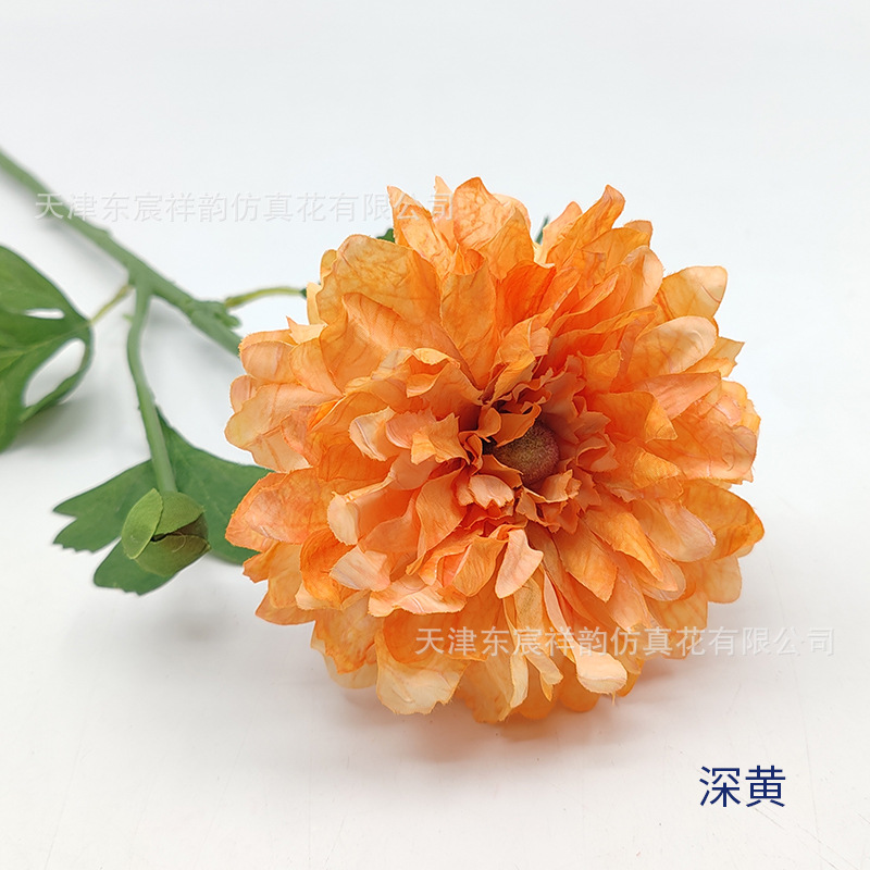 Flor Artificial de Ranúnculo de 2 Cabezas de Tela de Seda para Boda y Decoración del Hogar image 13