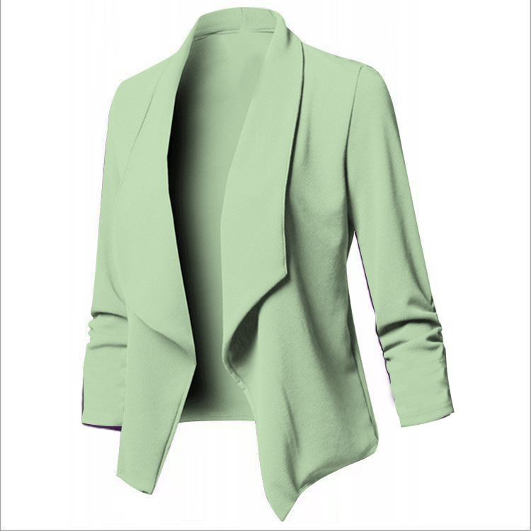 Blazer versatile taglio slim maniche lunghe con colletto_voghion.com