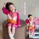 Girls' suit Lightweight Breathable Children's Quick-drying Outdoor Clothes Sunscreen Coat Short Pants Two-piece Women's Spring and Summer Clothes