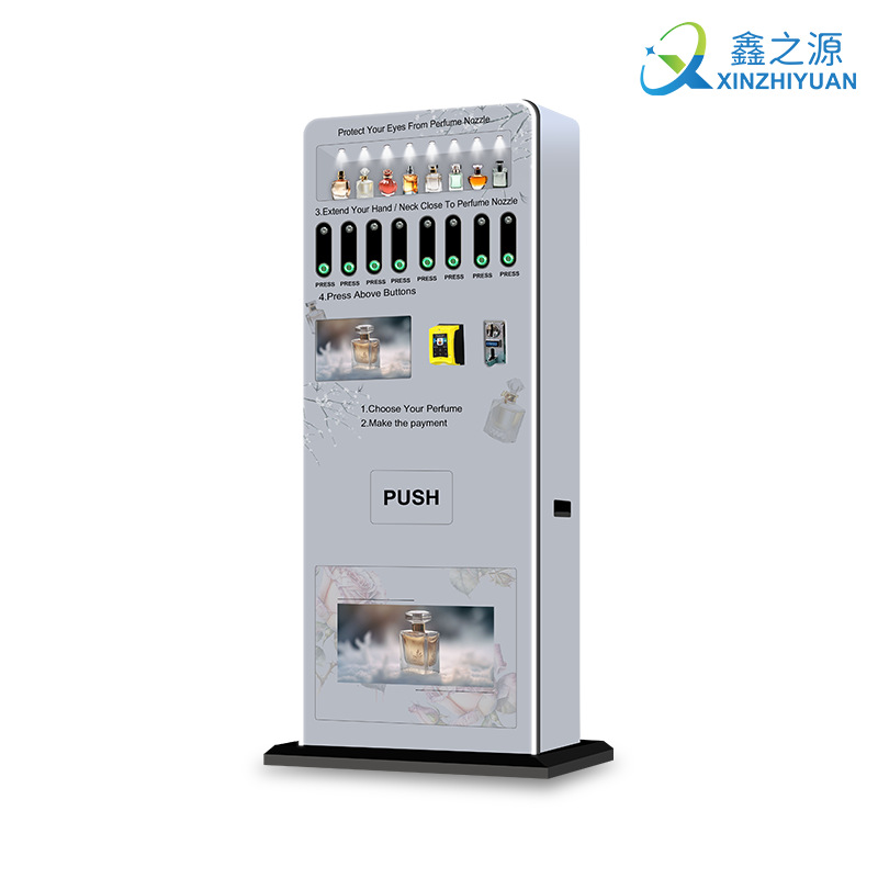 Máquina expendedora de autoservicio de belleza de perfume Máquina expendedora vertical de aromaterapia inteligente pequeña no tripulada de escritorio las 24 horas