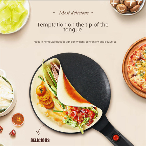 Household Thin Pancake Maker Multifunction Electric Griddle Pancake Maker Spring Roll Maker Fully Automatic Mini Pancake Pan Direct Manufacturer Sale