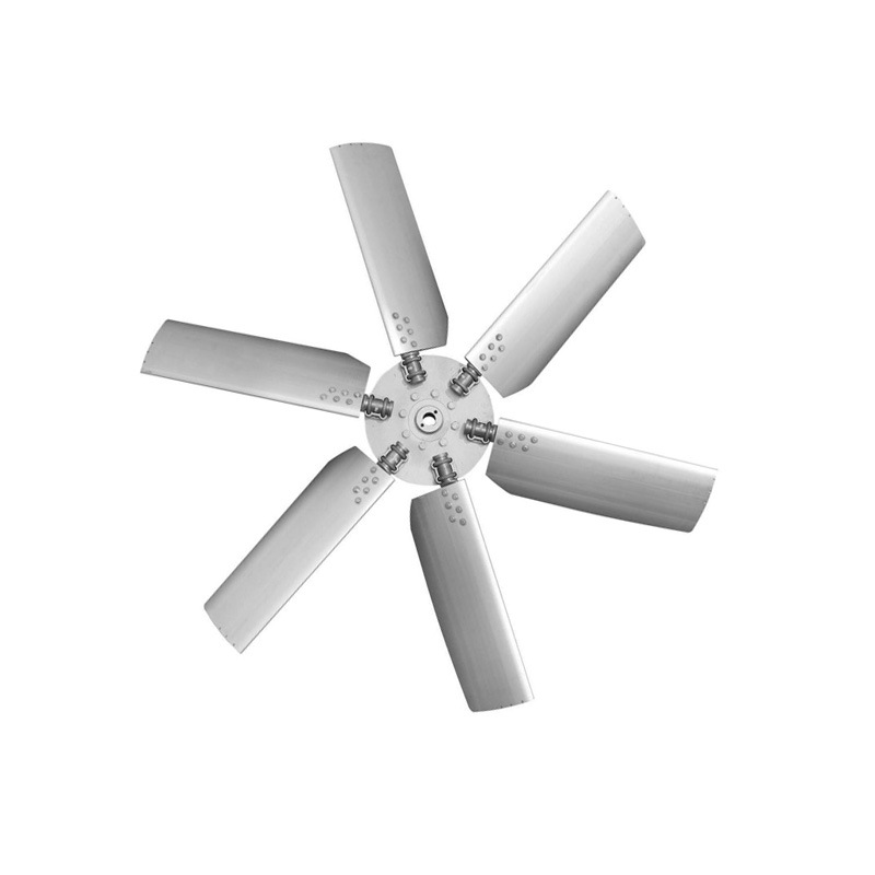 冷却塔铝合金玻璃钢10米风叶配套水轮机风机喷淋节能高效雾化