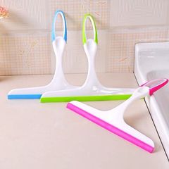 Household glass cleaner, window cleaning tool, glass and mirror scraper, rubber squeegee for cleaning windows