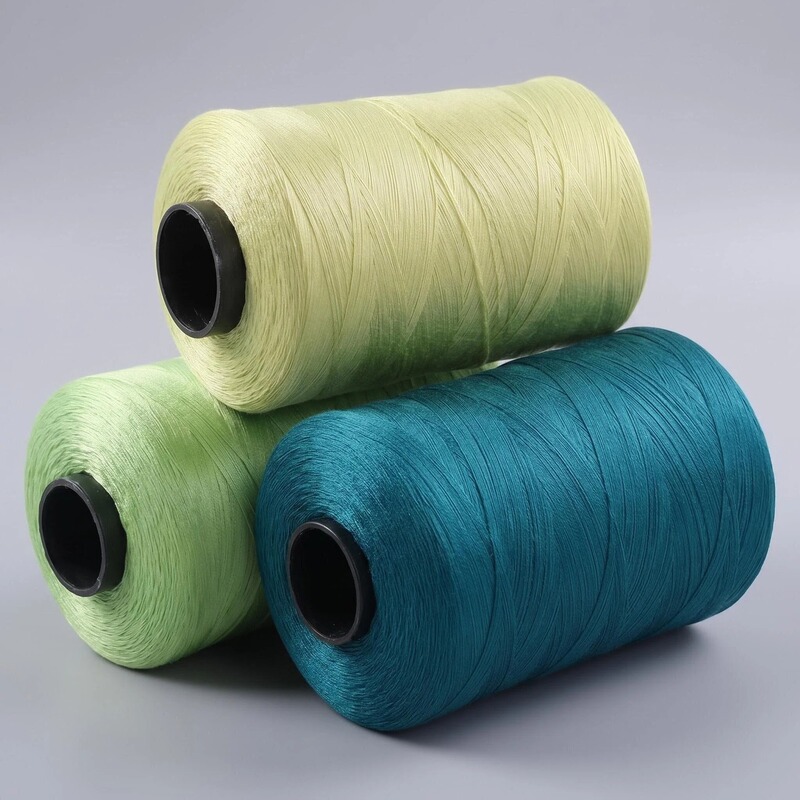 Spring and Summer Series 54-Count Blended Yarn, 70% Long-Staple Cotton, 30% Acetate Yarn, Double-Ply Knitting Yarn with a Silk-Like Luster