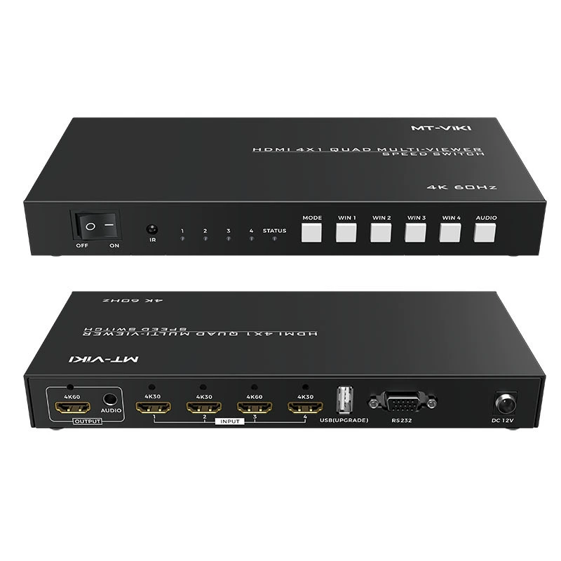 MT-SW0401 HD 4K делитель 4 дорож HDMI видеоэкран разделение DNF движущиеся кирпичи