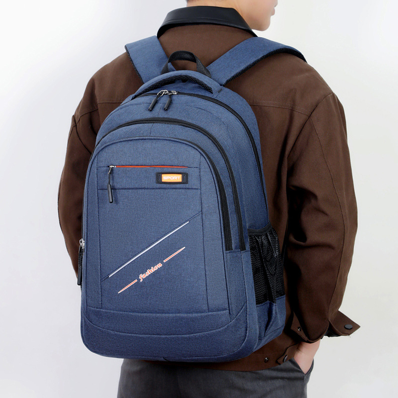 Mochila casual para hombre, bolso de computadora de viaje de negocios de gran capacidad de moda, mochila ligera multifuncional para viajes de negocios