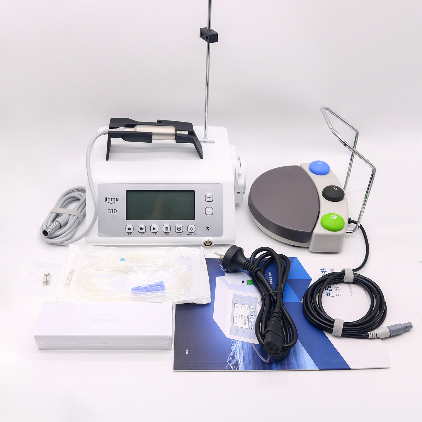 Exquisita máquina de plantación dental E80 con máquina de doblado de implantes W201L, máquina de implantes dentales, equipo de implantes dentales