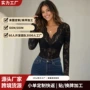 透视跨境爆款圆领上衣