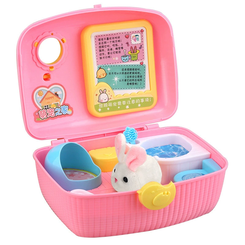 Игрушка для резки, семейная кролик, домашнее животное, 3-6 лет