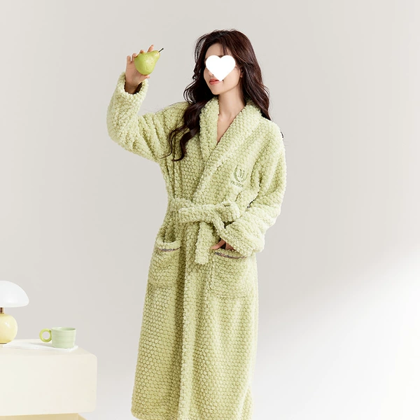 Jacquard nightgown pineapple lattice green