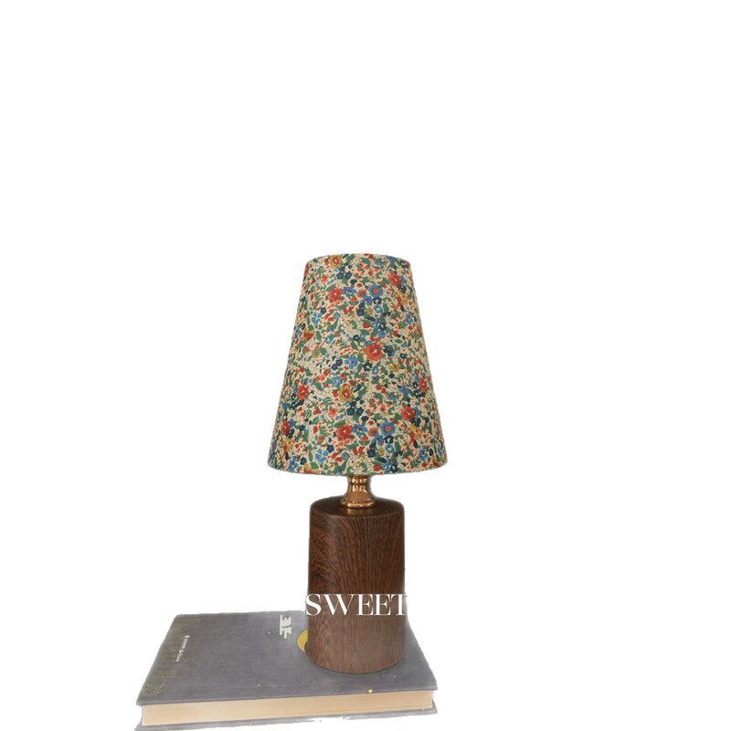 SweetHome *奇遇花园 中古复古碎花陶瓷夜灯卧室睡眠装饰氛围台灯|undefined