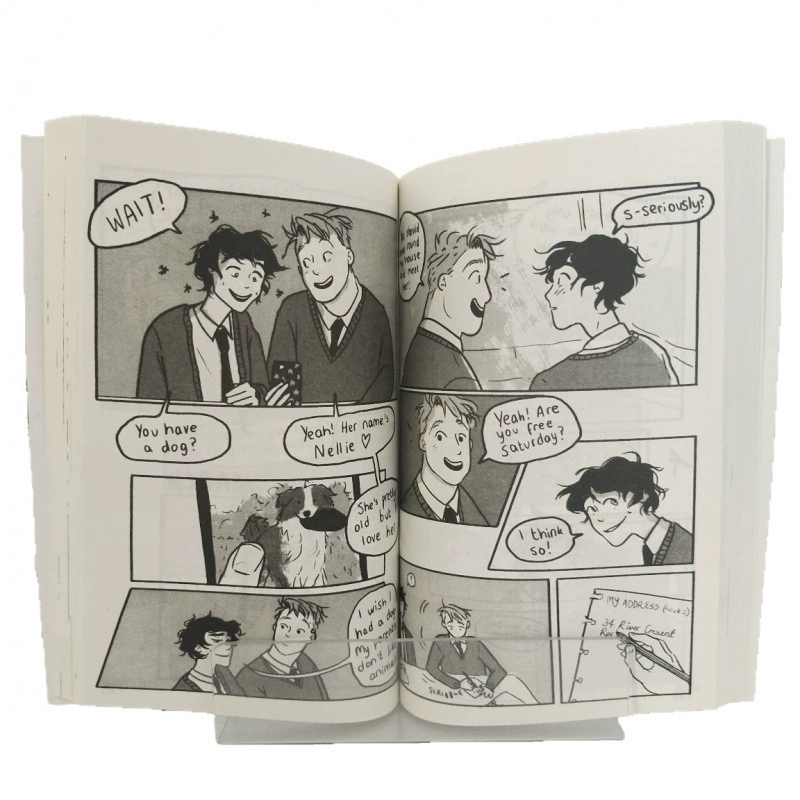 Манга Heartstopper том 1 (Alice Oseman) — английское издание, мягкая обложка, роман о взрослении