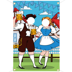 2024新型アマゾンドイツミュンヘンビール祭りパーティー布芸背景布大横断幕スポット