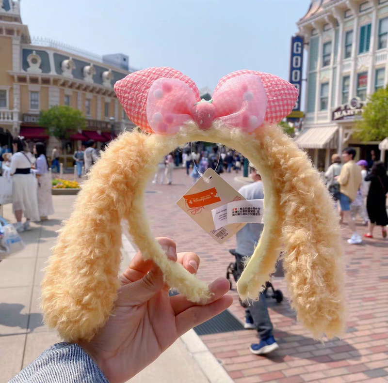 遊園地の女の子のかわいいぬいぐるみパンダフィーベア耳カチューシャ女性の写真ヘアピン洗顔カチューシャヘアアクセサリー|undefined