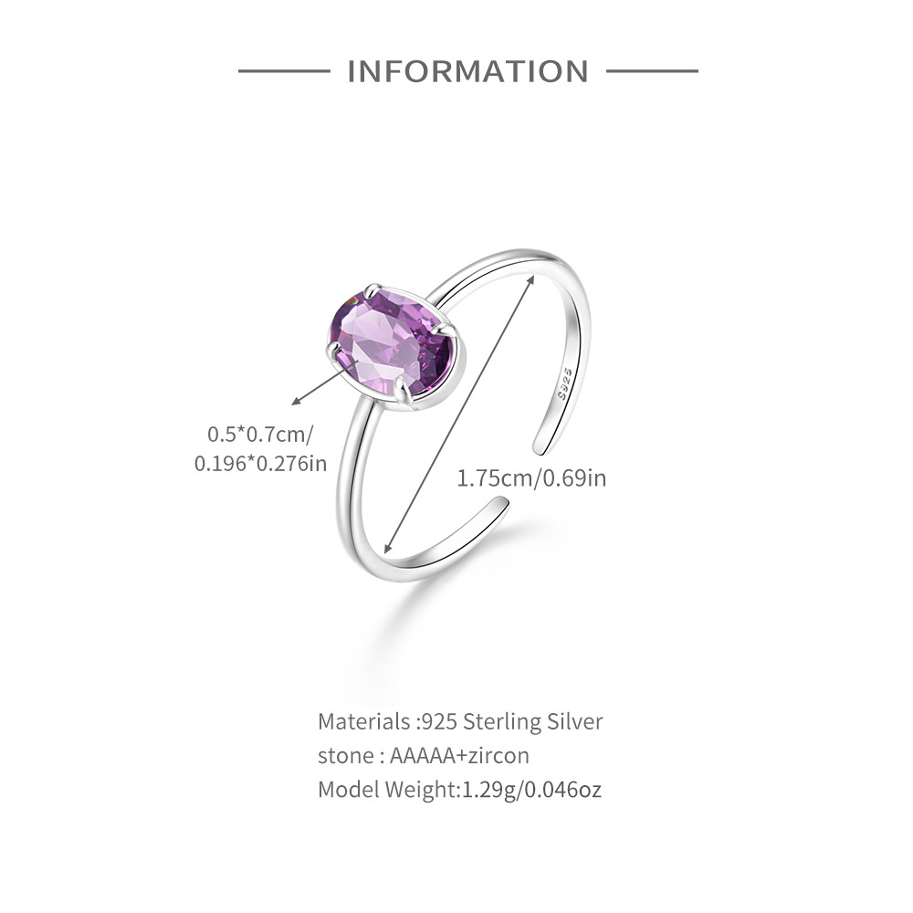 3g Weight Open Rings Classification 1 Piece Quantity Casual Occasion 925 Sterling Silver Material Geometric Pattern Women's Gender Plating Design Sweet Style 925 Sterling Silver Geometric Open Rings 4