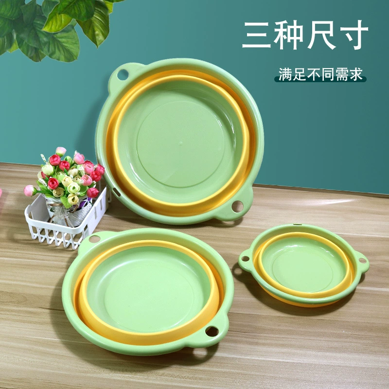 Plastic handheld small washbasin for home use, tub for elementary school students