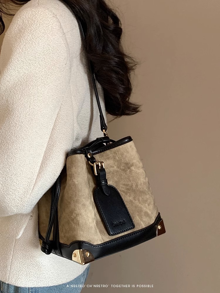 Nanfeng Chio2nd Ölgemälde Pavilion Bucket Bag Damen 2024 Neuer Stil High-End Western Style Single Shoulder Crossbody Bag_voghion.com