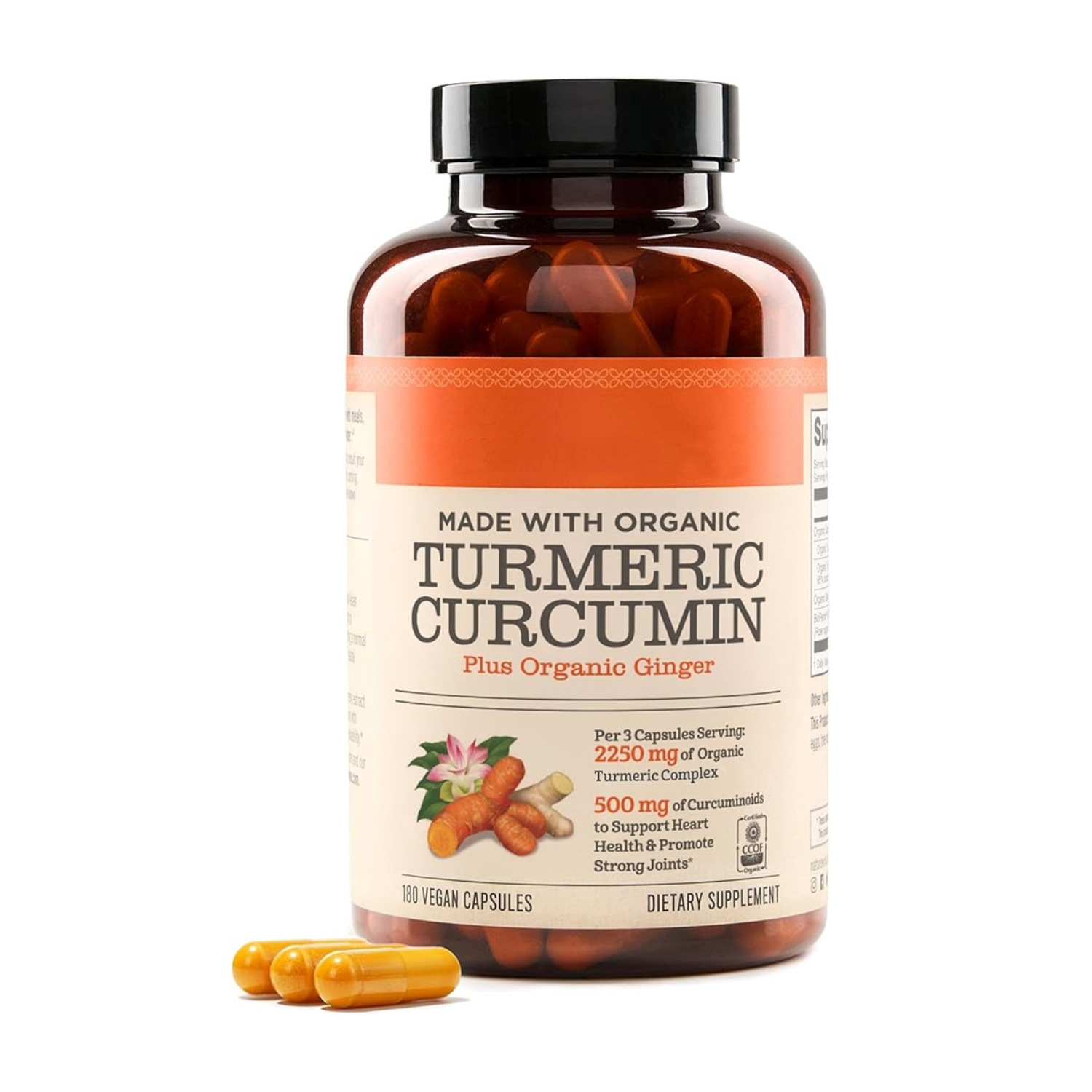 Curcumin capsules 90 capsules (white label)