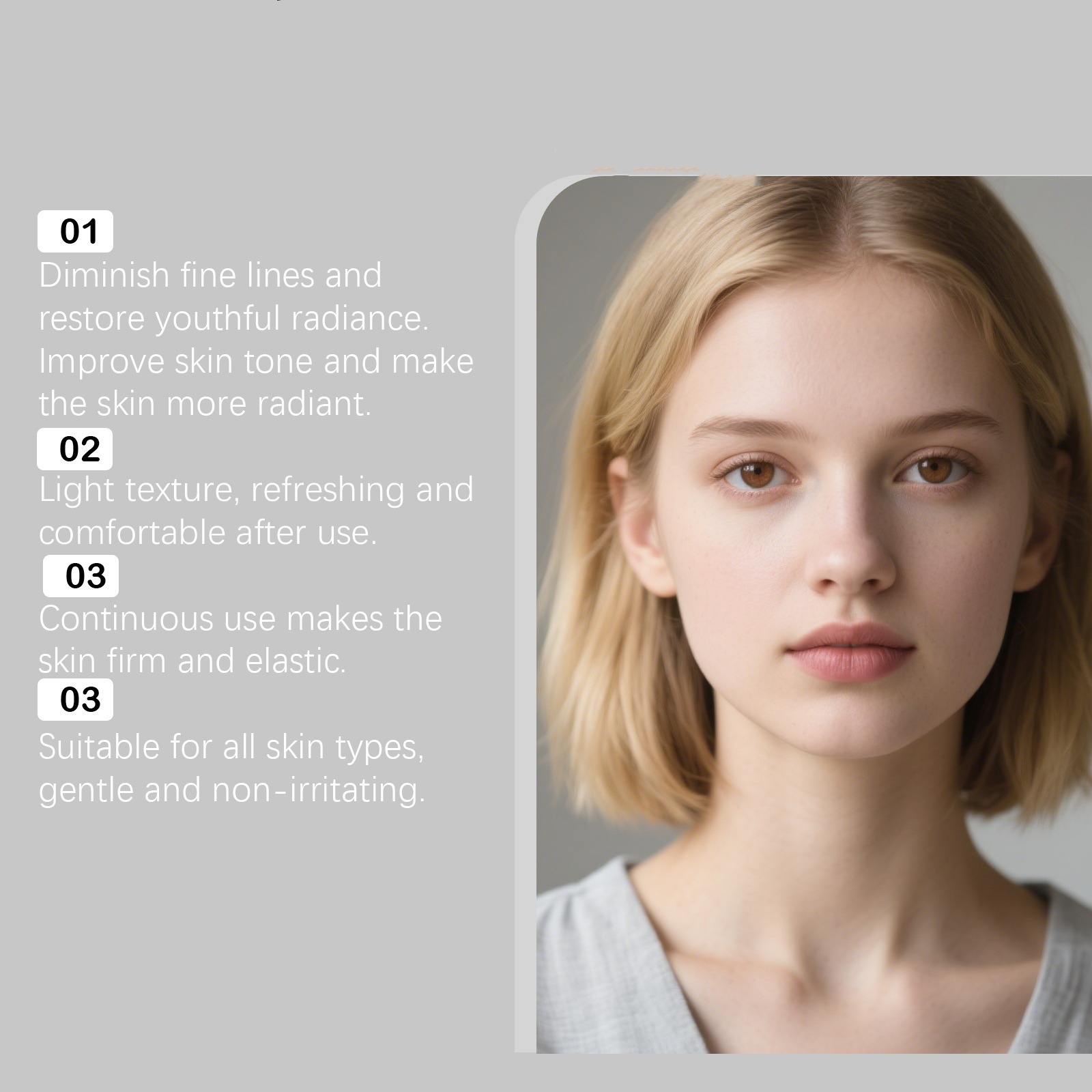 Cross-border spot Madeca Cream Time Reverse crema hidratante y esencia para la piel fina