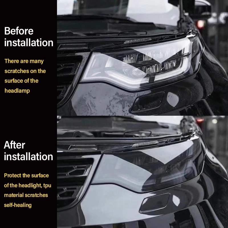 Car Tpu Headlight Protective Film, Blackened Tail Light Film, Ppf Repair Light Film, Tpu Light Film, Color Changing Film Wholesale