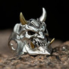 Metal mask, two-color ring, European style, wholesale, plus size