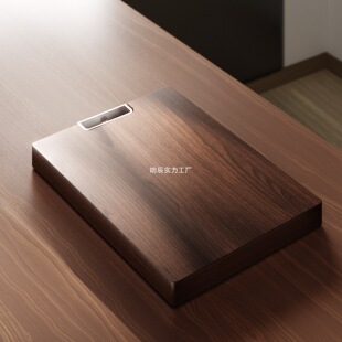 German Mulsann Imported Ebony Cutting Board Antibacterial and Mildew-Proof Kitchen Special Chopping Board Household Solid Wood Chopping Board