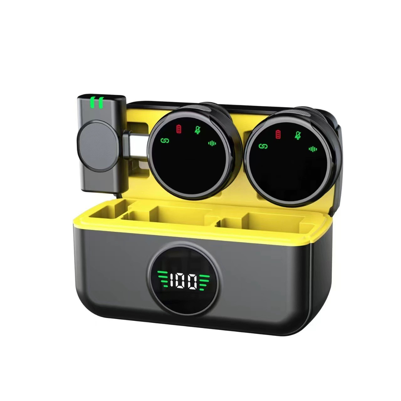 Nuevo micrófono inalámbrico transfronterizo S5 de absorción VLOG de transmisión en vivo micrófono de collar de reducción de ruido de radio