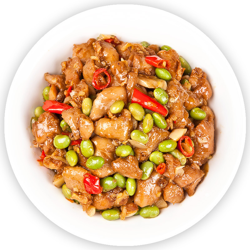 녹색 콩 170g 왕 샤오 유 프라이드 치킨