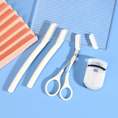 新款睫毛夾 美妝工具修眉刀 美容修眉剪眉夾睫毛套裝