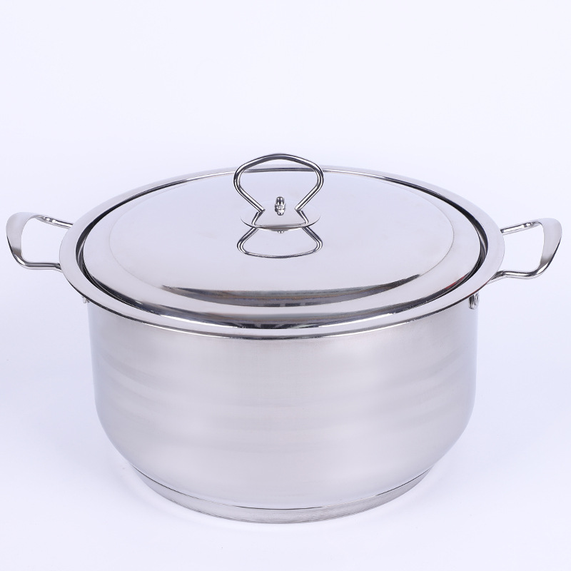 Nuevo conjunto de ollas transfronterizas de tres piezas modernas y simples caseras antiadherentes regalo de reunión anual al por mayor caja de regalo de ollas de sopa