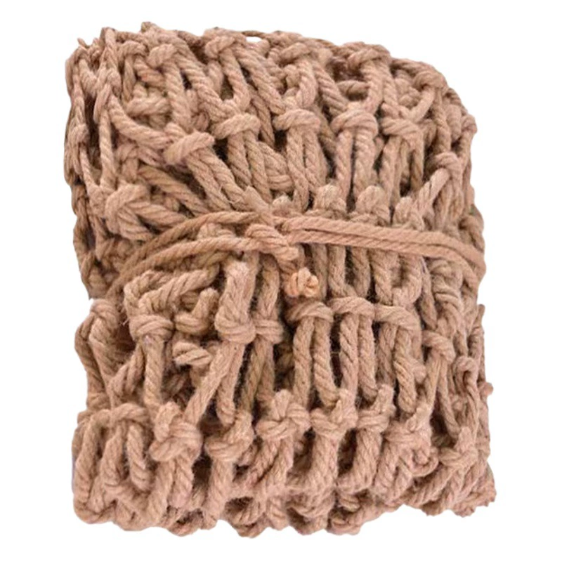 Канатная сетка из конопли для лазания, декоративная защитная сетка для потолка, для баров, ресторанов, лестниц, перегородок, в ретро-стиле, для улицы