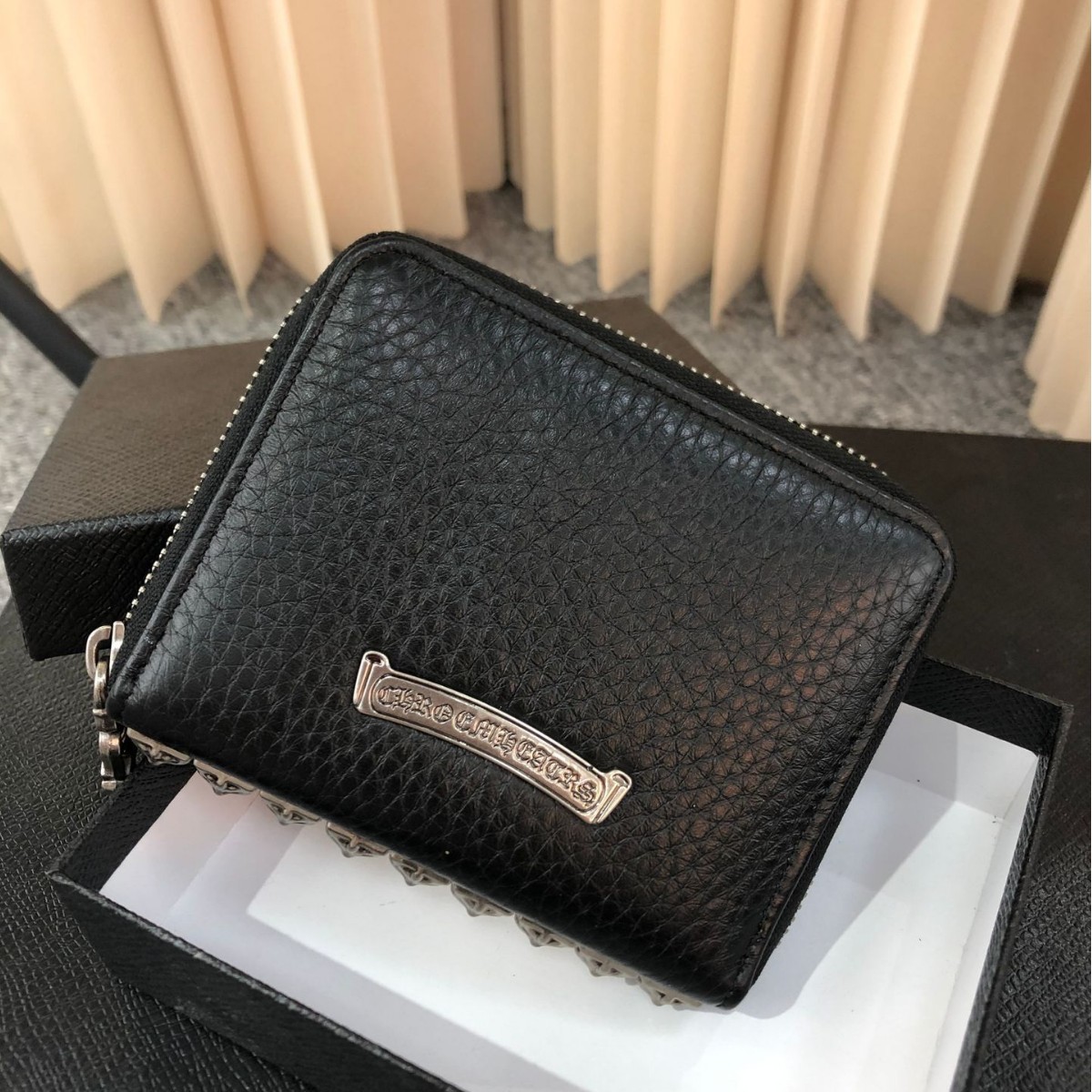 Punk-inspired new cross-border European and American trendy unisex coin purse, short multi-functional wallet, card holder.