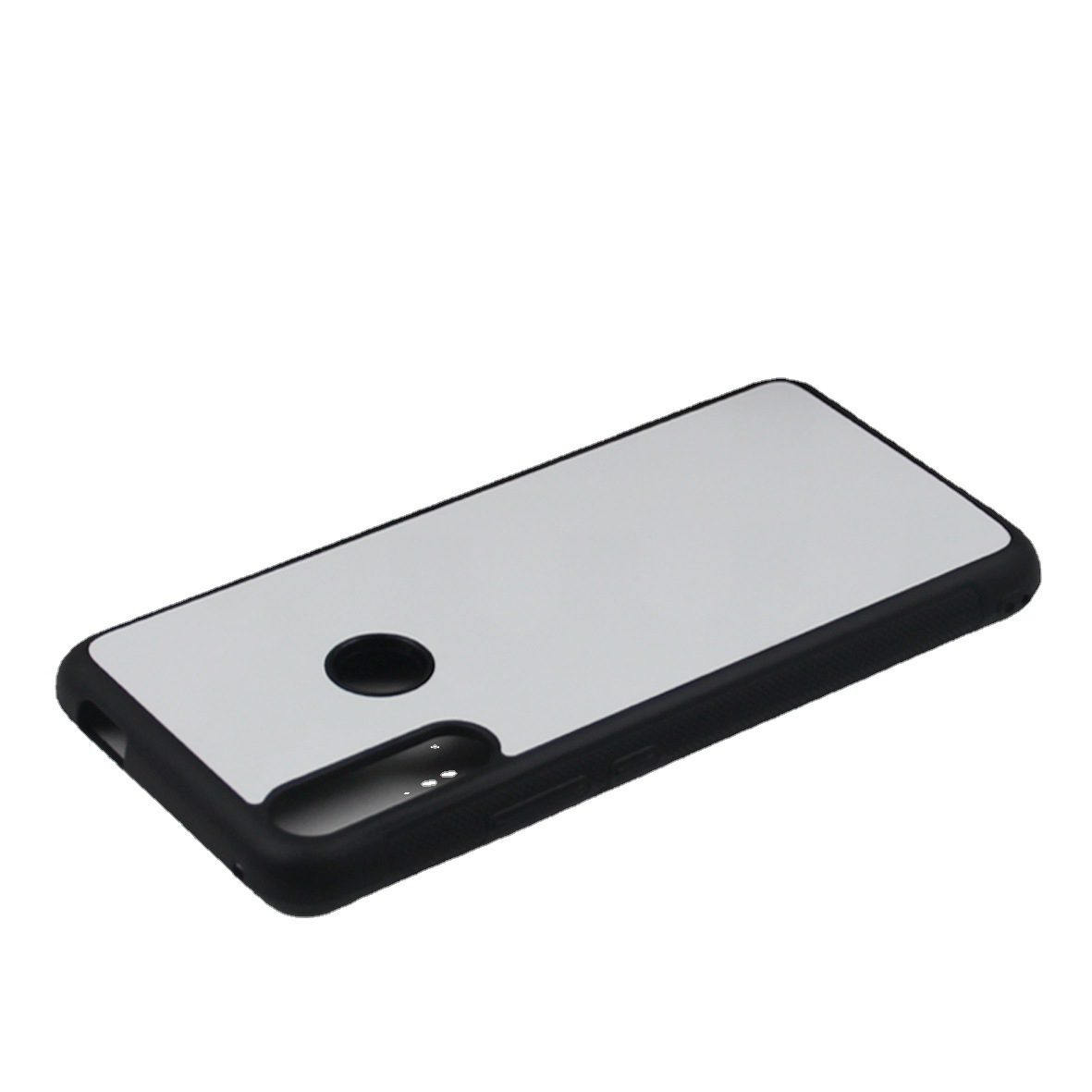 Impresión de transferencia térmica para Huawei Y9 Prime 2019 Borde de silicona TPU + PC teléfono caso en blanco material al por mayor